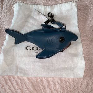 Coach shark coin purse
